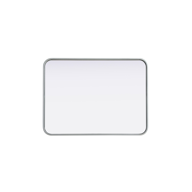 Elegant Decor Contour Metal Rectangle Mirror 22X30