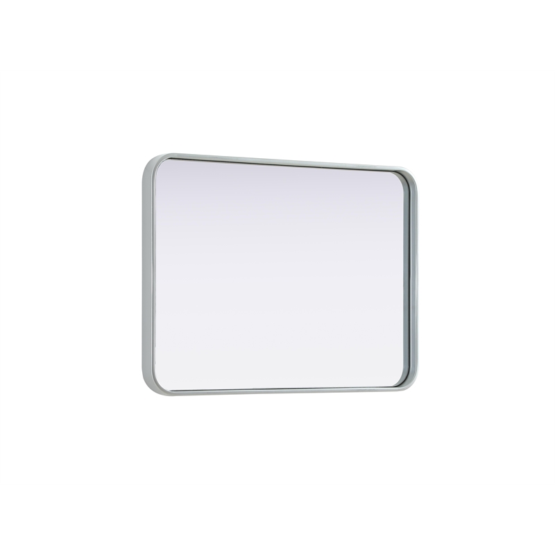 Elegant Decor Contour Metal Rectangle Mirror 22X30