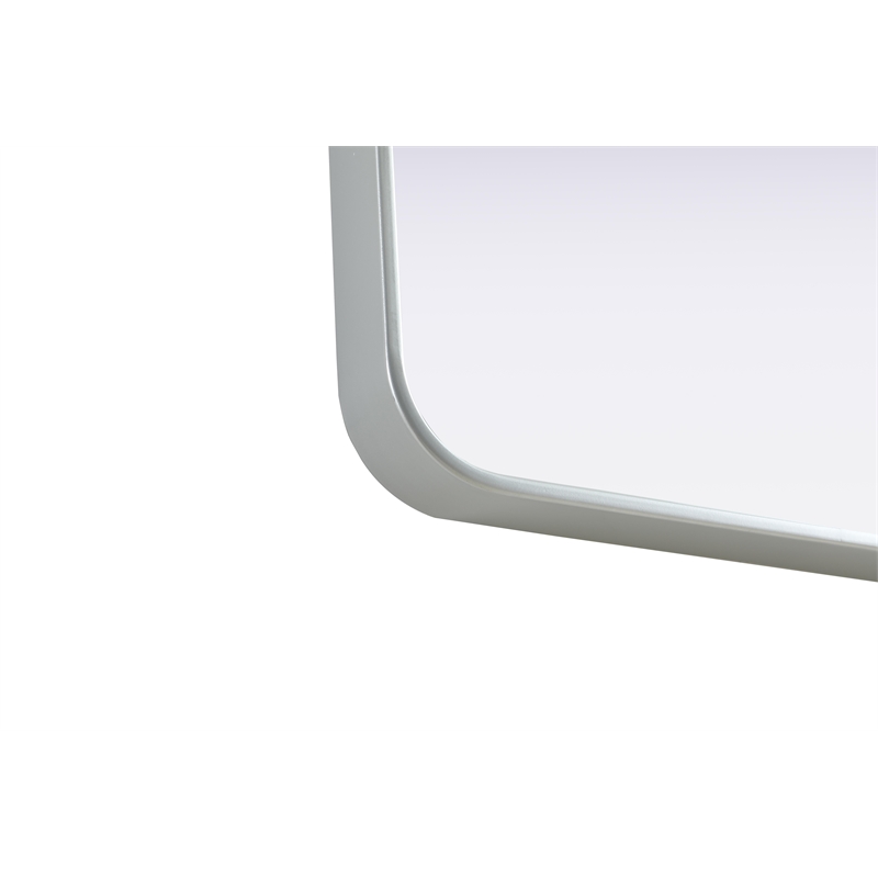 Elegant Decor Contour Metal Rectangle Mirror 22X30