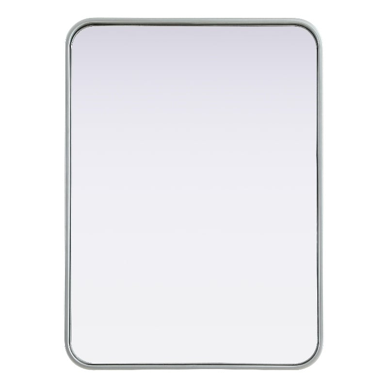 Elegant Decor Contour Metal Rectangle Mirror 22X30