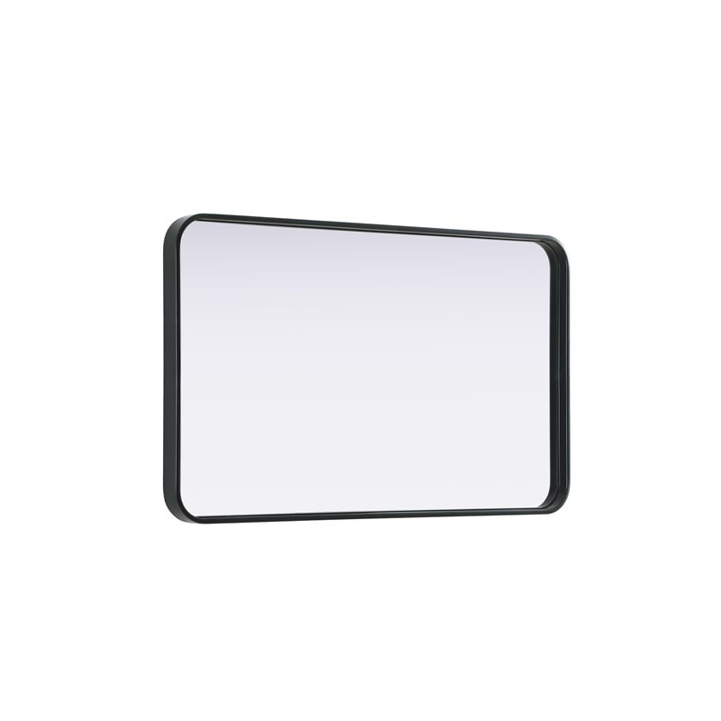 Elegant Decor Contour Metal Rectangle Mirror 22X36