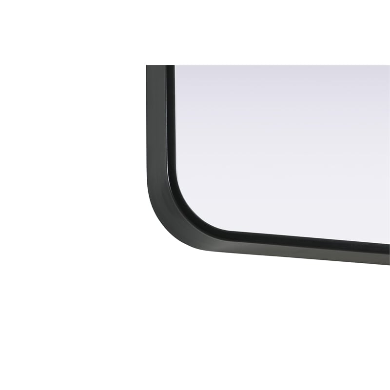 Elegant Decor Contour Metal Rectangle Mirror 22X36
