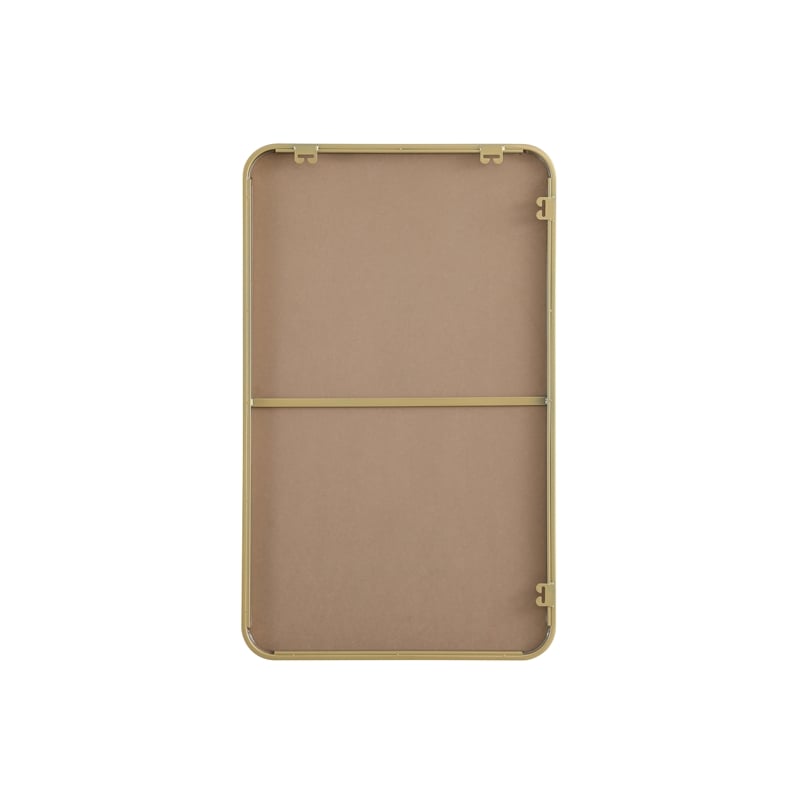 Elegant Decor Contour Metal Rectangle Mirror 22X36
