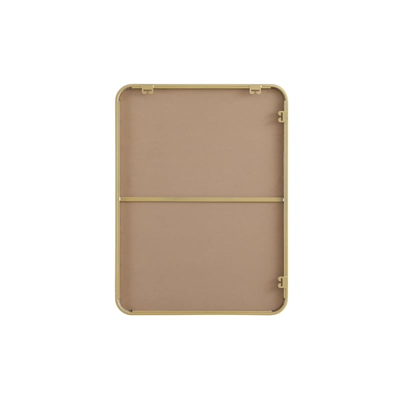 Elegant Decor Contour Metal Rectangle Mirror 24X32