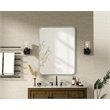 Elegant Decor Contour Metal Rectangle Mirror 24X32