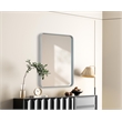 Elegant Decor Contour Metal Rectangle Mirror 24X32