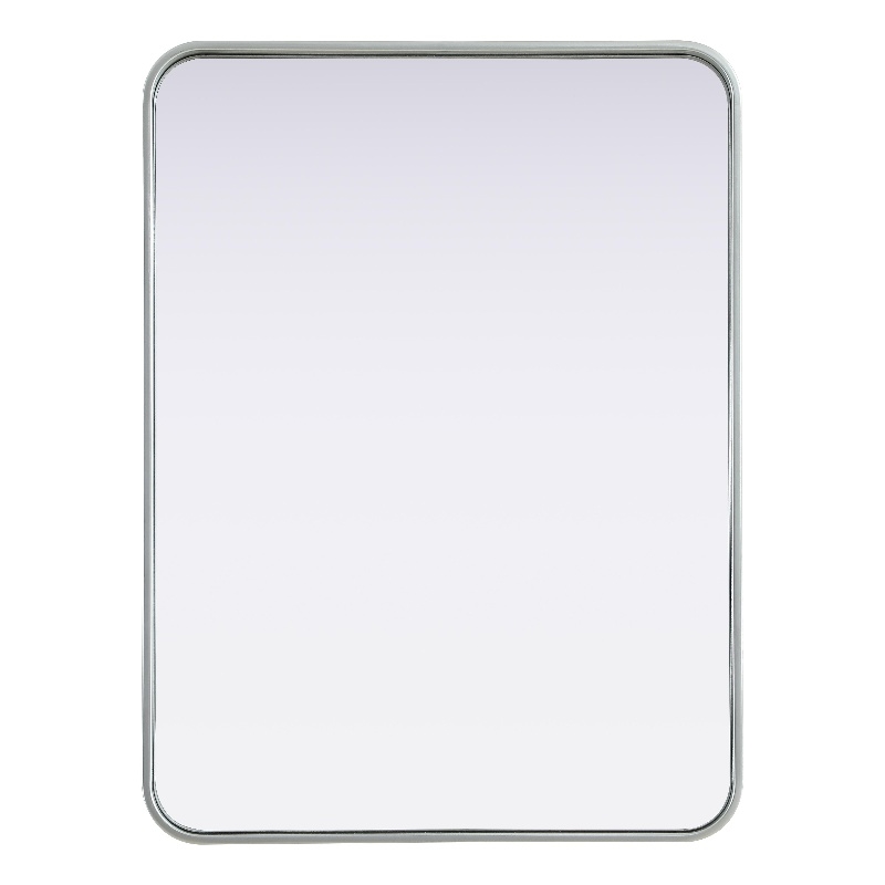 Elegant Decor Contour Metal Rectangle Mirror 24X32