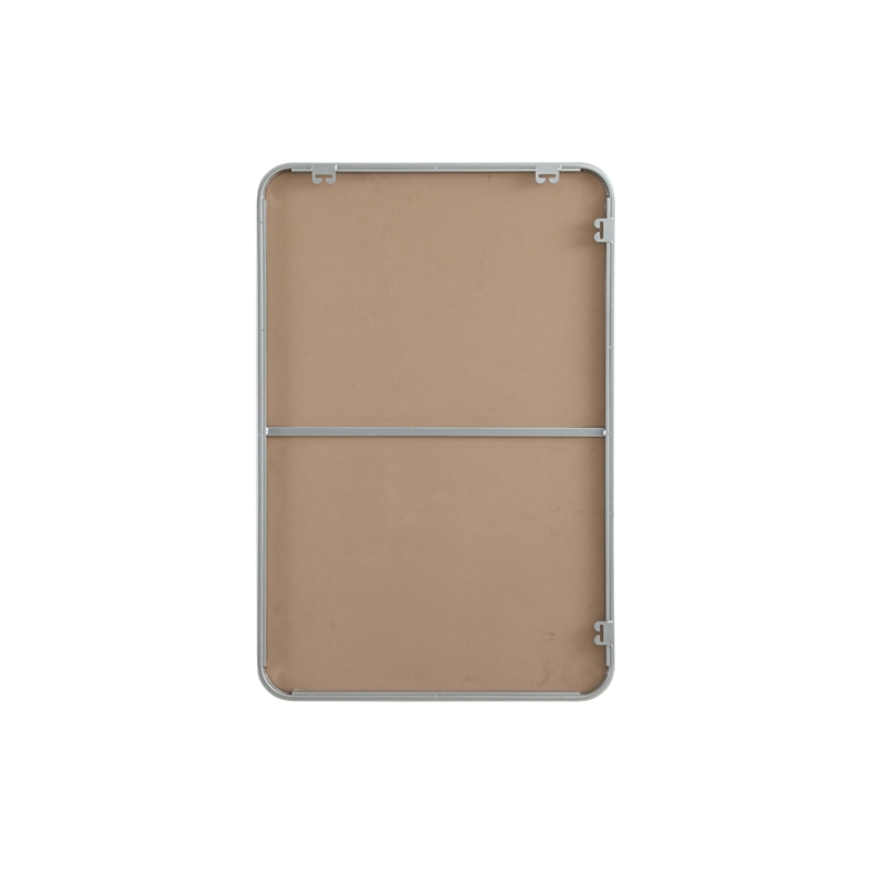 Elegant Decor Contour Metal Rectangle Mirror 24X36