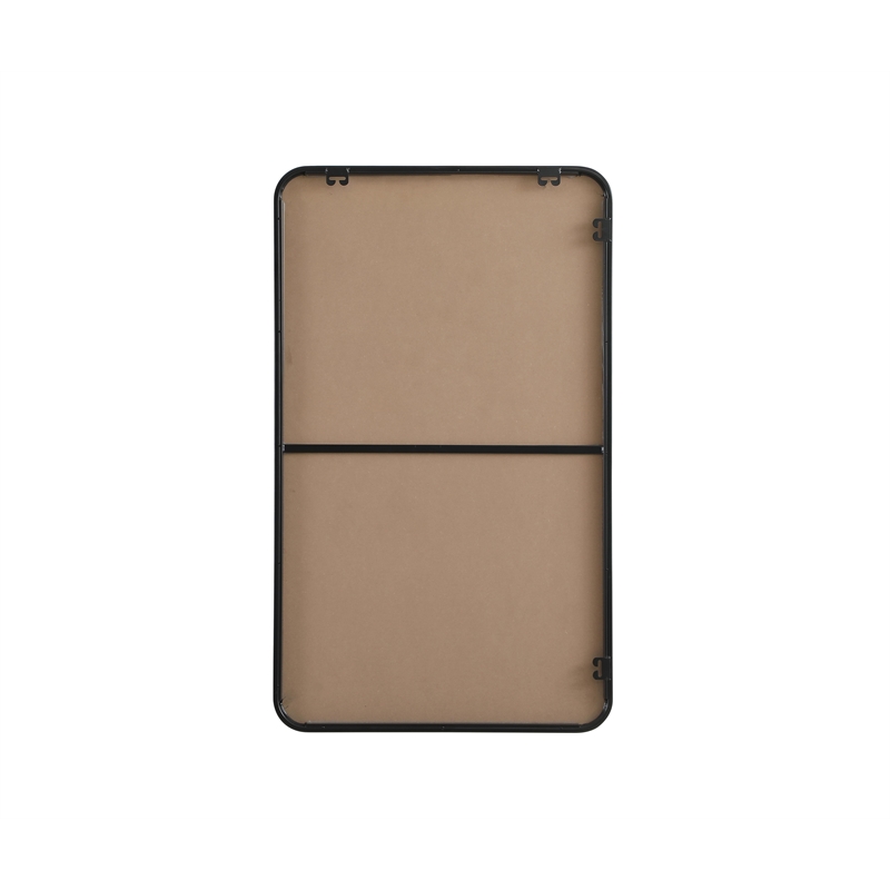 Elegant Decor Contour Metal Rectangle Mirror 24X40