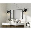 Elegant Decor Contour Metal Rectangle Mirror 24X40