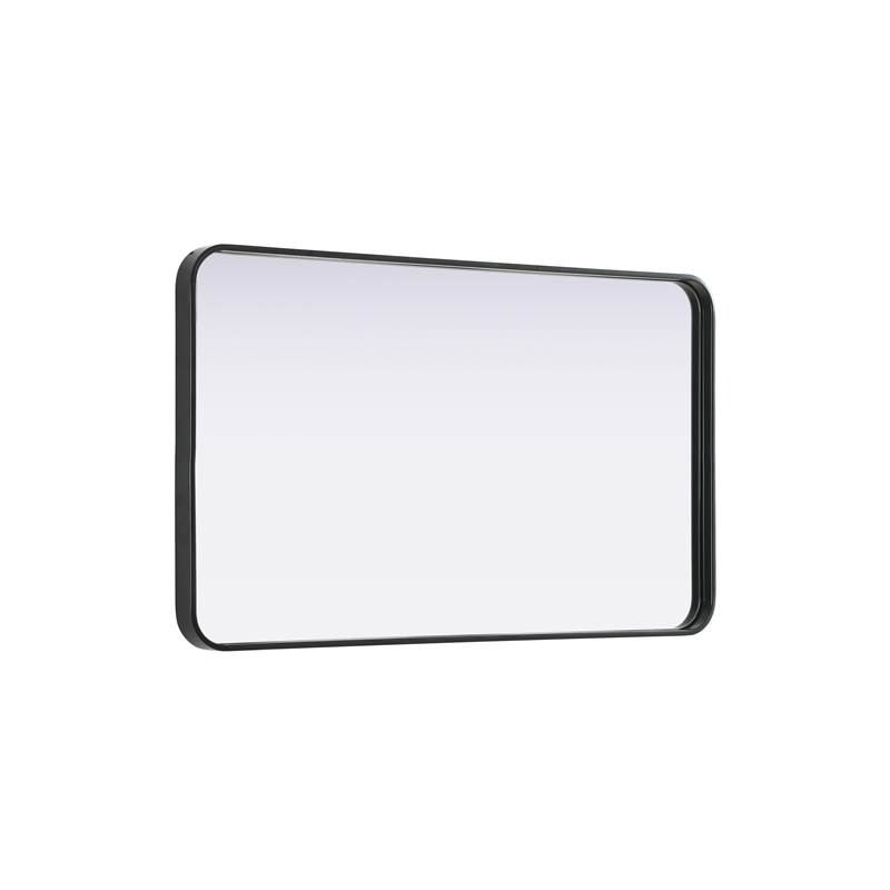 Elegant Decor Contour Metal Rectangle Mirror 24X40