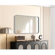 Elegant Decor Contour Metal Rectangle Mirror 24X40