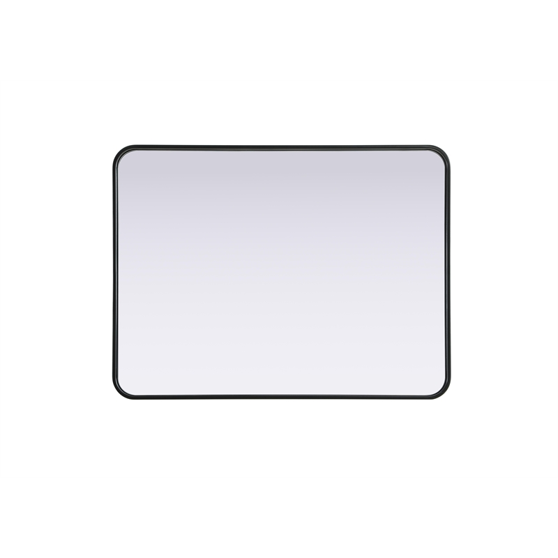Elegant Decor Contour Metal Rectangle Mirror 27X36