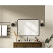 Elegant Decor Contour Metal Rectangle Mirror 27X36