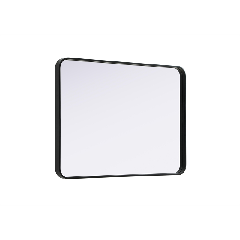 Elegant Decor Contour Metal Rectangle Mirror 27X36
