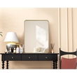 Elegant Decor Contour Metal Rectangle Mirror 27X36