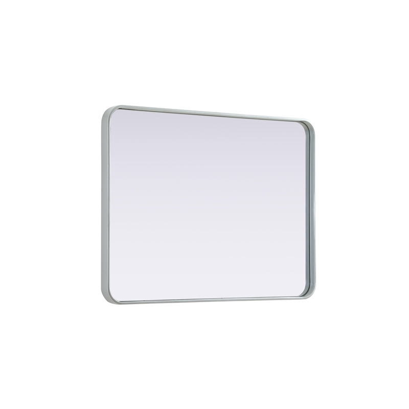 Elegant Decor Contour Metal Rectangle Mirror 27X36