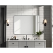 Elegant Decor Contour Metal Rectangle Mirror 27X36