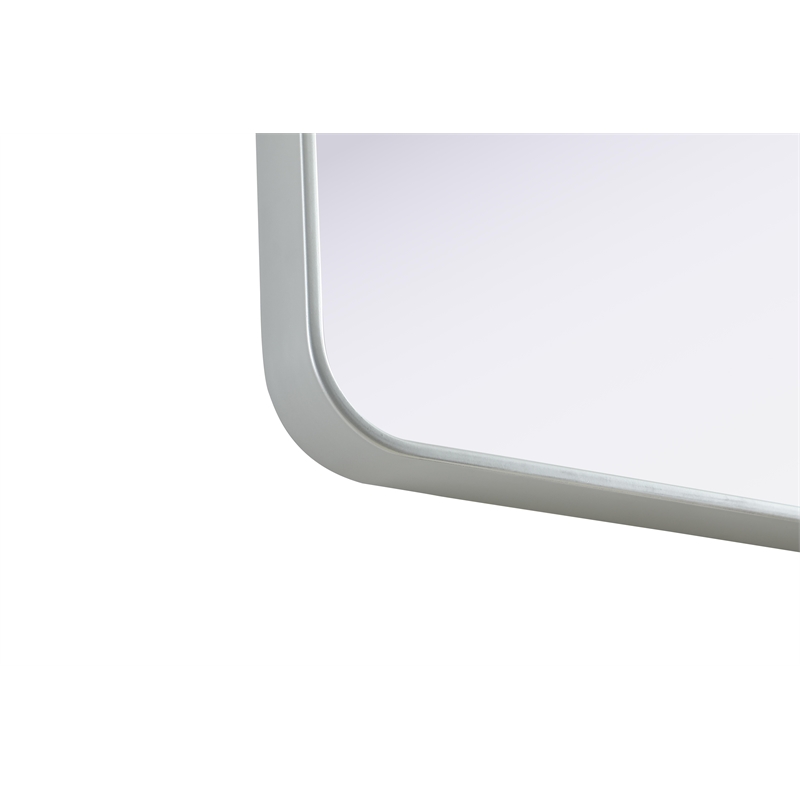Elegant Decor Contour Metal Rectangle Mirror 27X36