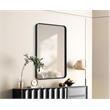 Elegant Decor Contour Metal Rectangle Mirror 27X40