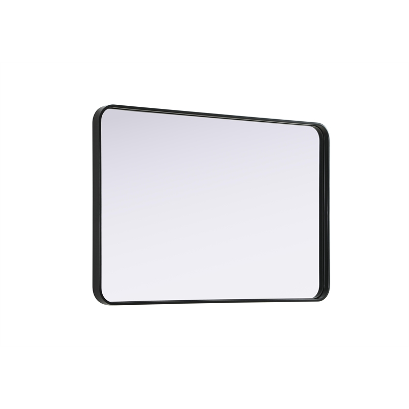 Elegant Decor Contour Metal Rectangle Mirror 27X40