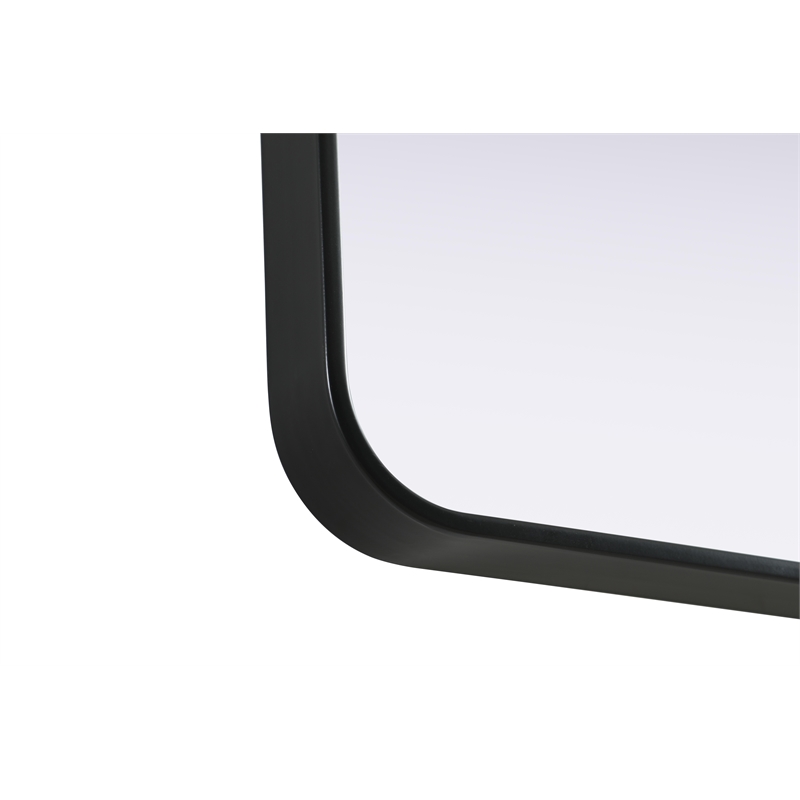Elegant Decor Contour Metal Rectangle Mirror 27X40
