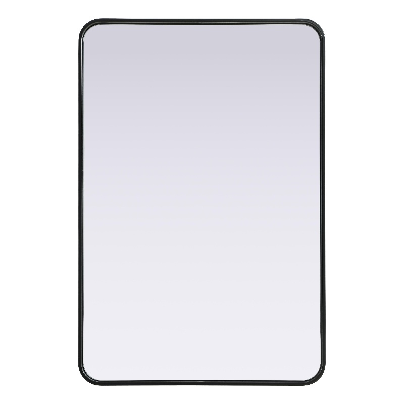 Elegant Decor Contour Metal Rectangle Mirror 27X40