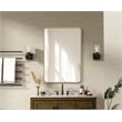 Elegant Decor Contour Metal Rectangle Mirror 27X40
