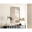 Elegant Decor Contour Metal Rectangle Mirror 27X40