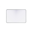 Elegant Decor Contour Metal Rectangle Mirror 27X40