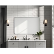 Elegant Decor Contour Metal Rectangle Mirror 27X40