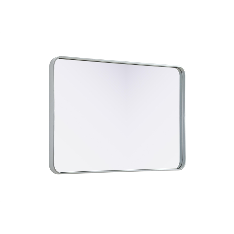 Elegant Decor Contour Metal Rectangle Mirror 27X40