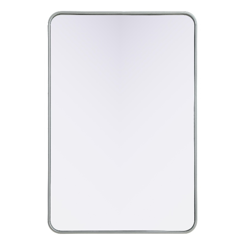 Elegant Decor Contour Metal Rectangle Mirror 27X40