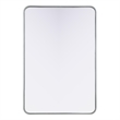 Elegant Decor Contour Metal Rectangle Mirror 27X40