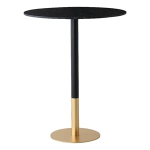 Elegant Decor Ronan 31.5&quot Pub Table in Black