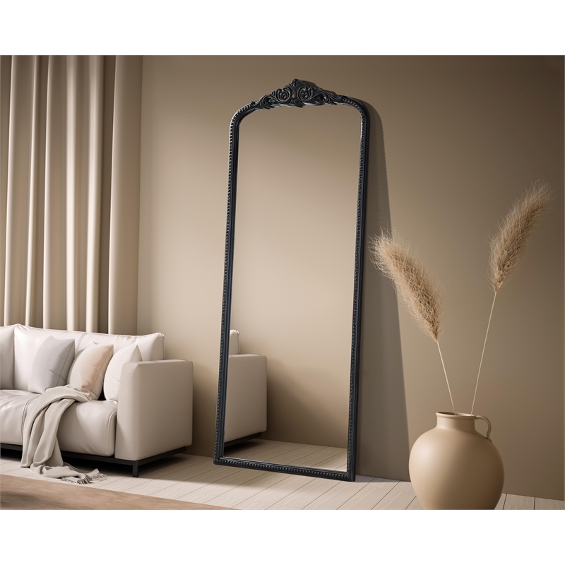 Elegant Decor Naomi Vintage Resin Mirror 30X72 in Vintage Bronze