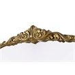Elegant Decor Naomi Vintage Resin Mirror 33X30 in Antique Brass