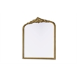 Elegant Decor Naomi Vintage Resin Mirror 33X36 in Antique Brass