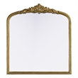 Elegant Decor Naomi Vintage Resin Mirror 33X36 in Antique Brass