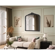 Elegant Decor Naomi Vintage Resin Mirror 33X36 in Vintage Bronze