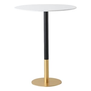 Elegant Decor Ronan 31.5&quot Pub Table in White