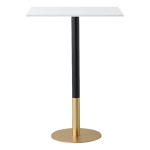 Elegant Decor Ronan 28&quot Pub Table in White