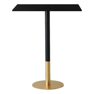 Elegant Decor Ronan 31.5&quot Pub Table in Black