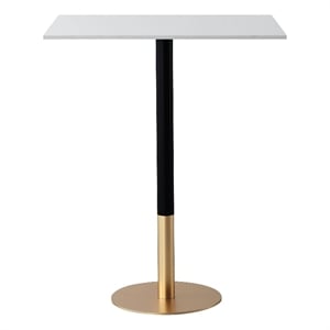 Elegant Decor Ronan 31.5&quot Pub Table in White