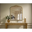 Elegant Decor Naomi Vintage Resin Mirror 33X42 in Antique Brass