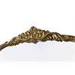 Elegant Decor Naomi Vintage Resin Mirror 33X42 in Antique Brass