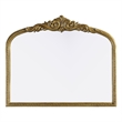 Elegant Decor Naomi Vintage Resin Mirror 36X30 in Antique Brass