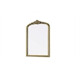 Elegant Decor Naomi Vintage Resin Mirror 22X30 in Antique Brass