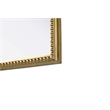 Elegant Decor Naomi Vintage Resin Mirror 22X36 in Antique Brass