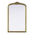 Elegant Decor Naomi Vintage Resin Mirror 22X36 in Antique Brass